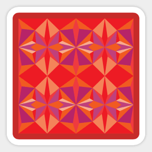 Abstract pattern geometric backgrounds Sticker